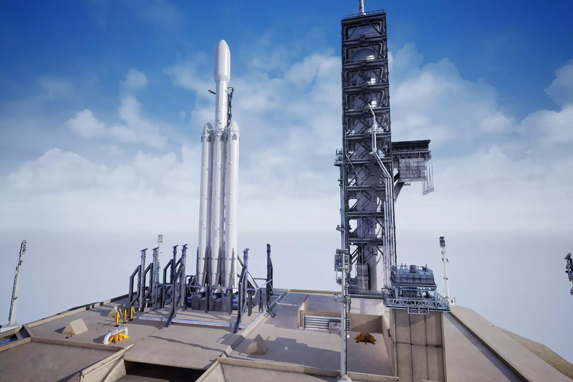 UE5卫星火箭发射空间站场景3D模型设计素材Rocket Launch Pad & Interior Modular Environment 样机素材 第3张-素材湾丨精选海外优质设计素材资源 UE5卫星火箭发射空间站场景3D模型设计素材Rocket Launch Pad & Interior Modular Environment 样机素材 sucaiwan.com
