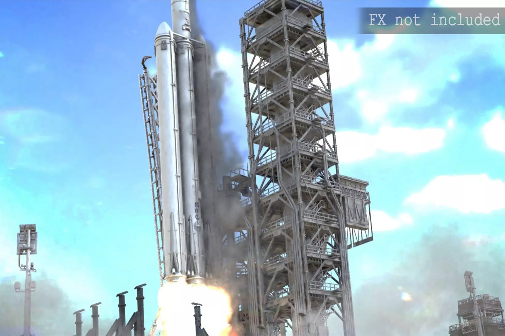 UE5卫星火箭发射空间站场景3D模型设计素材Rocket Launch Pad & Interior Modular Environment 样机素材 第10张-素材湾丨精选海外优质设计素材资源 UE5卫星火箭发射空间站场景3D模型设计素材Rocket Launch Pad & Interior Modular Environment 样机素材 sucaiwan.com