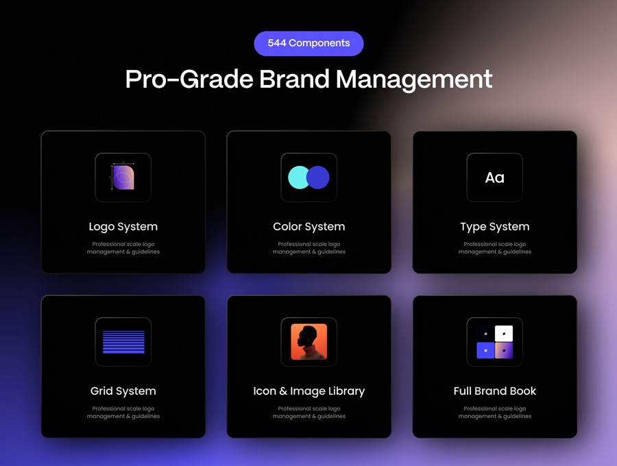 高级精美国外品牌vi识别系统使用规范指南手册设计figma格式模板素材BrandKit Design System 幻灯图表 第2张-素材湾丨精选海外优质设计素材资源 高级精美国外品牌vi识别系统使用规范指南手册设计figma格式模板素材BrandKit Design System 幻灯图表 sucaiwan.com
