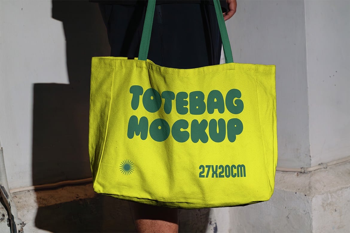 都市风手提袋帆布袋vi设计展现贴图psd样机模板素材Tote Bag Mockup – VOL 2 样机素材 sucaiwan.com