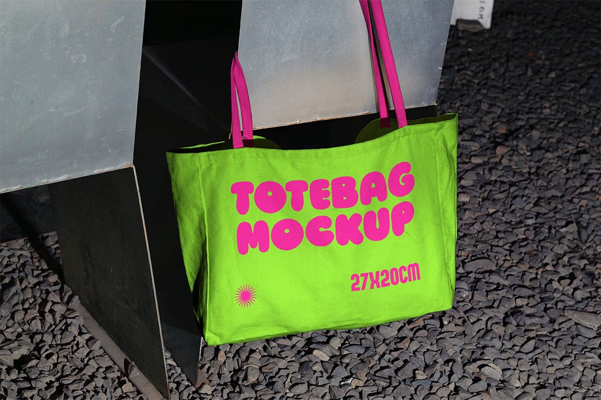 都市风手提袋帆布袋vi设计展现贴图psd样机模板素材Tote Bag Mockup – VOL 2 样机素材 sucaiwan.com