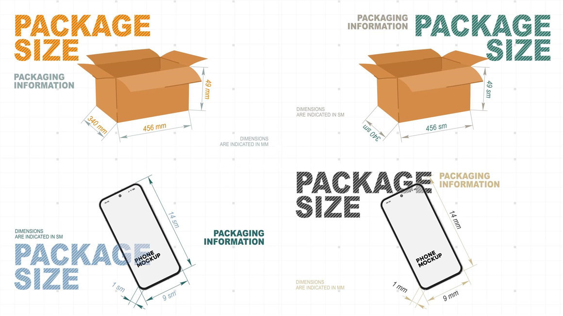AE模板：创意距离路线标注角度测量数据信息展示效果动画 , sucaiwan.com
