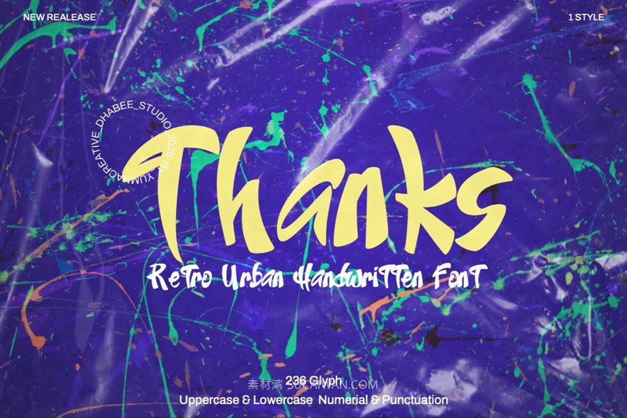 现代复古杂志海报徽标设计手写英文字体安装包 Chuckies – Retro Urban Font 设计素材 第8张-素材湾丨精选海外优质设计素材资源 现代复古杂志海报徽标设计手写英文字体安装包 Chuckies – Retro Urban Font 设计素材 sucaiwan.com