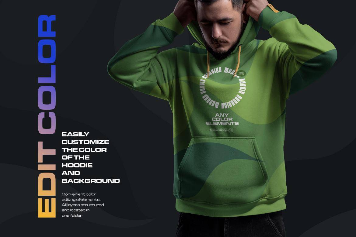 5款超大男士连衣帽衫卫衣上衣印花图案设计展示效果图psd样机模板素材5 Mockups Oversize Hoodie. Dark Light vol. 02 样机素材 第2张-素材湾丨精选海外优质设计素材资源 5款超大男士连衣帽衫卫衣上衣印花图案设计展示效果图psd样机模板素材5 Mockups Oversize Hoodie. Dark Light vol. 02 样机素材 sucaiwan.com