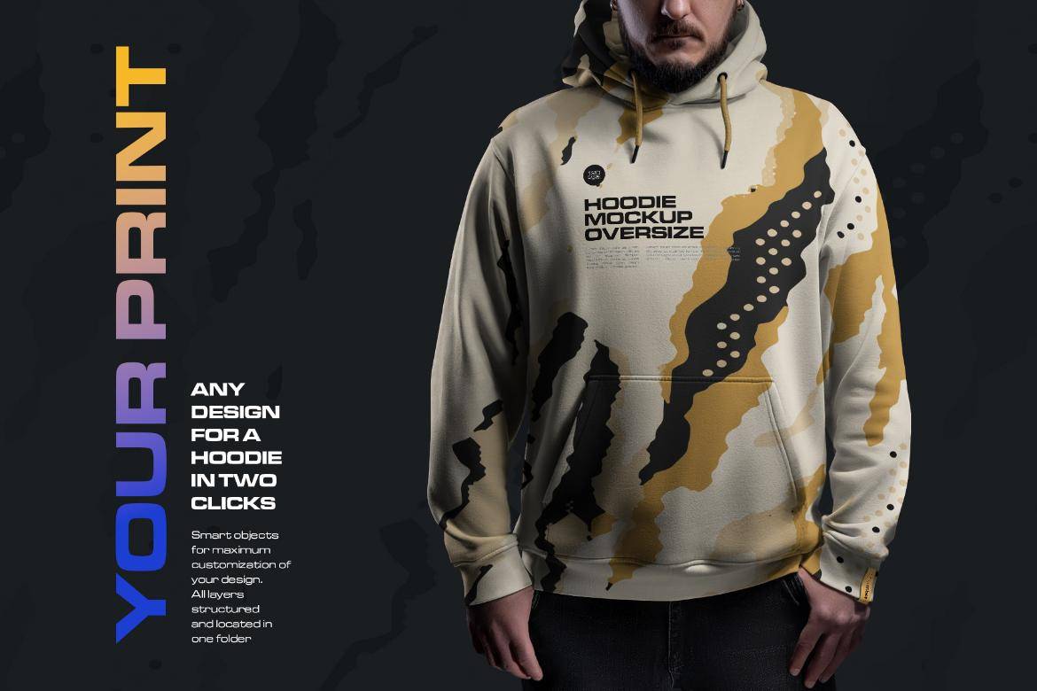 5款超大男士连衣帽衫卫衣上衣印花图案设计展示效果图psd样机模板素材5 Mockups Oversize Hoodie. Dark Light vol. 02 样机素材 第4张-素材湾丨精选海外优质设计素材资源 5款超大男士连衣帽衫卫衣上衣印花图案设计展示效果图psd样机模板素材5 Mockups Oversize Hoodie. Dark Light vol. 02 样机素材 sucaiwan.com