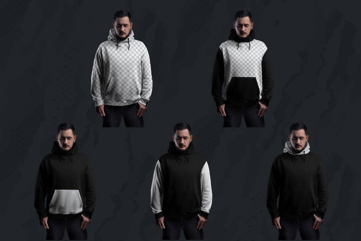 5款超大男士连衣帽衫卫衣上衣印花图案设计展示效果图psd样机模板素材5 Mockups Oversize Hoodie. Dark Light vol. 02 样机素材 第5张-素材湾丨精选海外优质设计素材资源 5款超大男士连衣帽衫卫衣上衣印花图案设计展示效果图psd样机模板素材5 Mockups Oversize Hoodie. Dark Light vol. 02 样机素材 sucaiwan.com