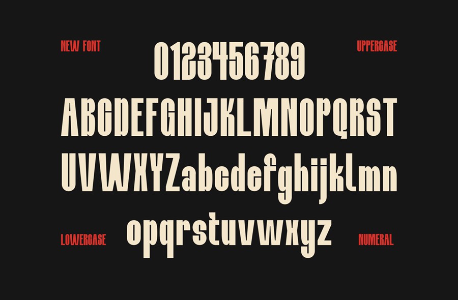 现代时尚品牌海报网页设计无衬线英文字体安装包 Bindoran – Condensed Sans Modern 设计素材 sucaiwan.com