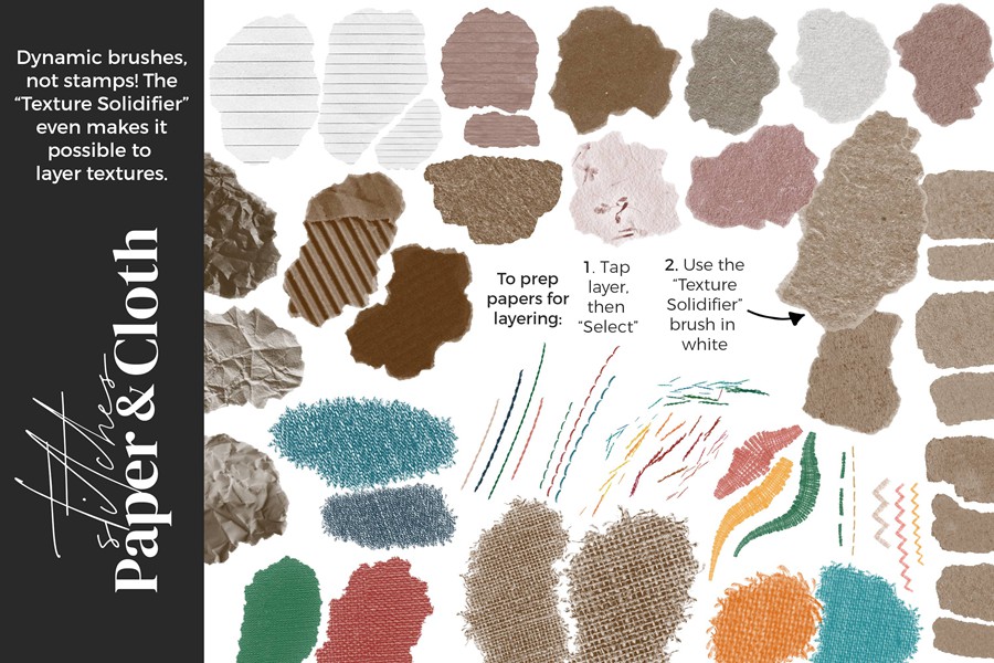 50款动态混合铅笔细线水墨粉笔蜡笔油画丙烯酸飞溅图章procreate笔刷画笔素材Alainajensen – Mixed Media Collage Brushes for Procreate 笔刷资源 第5张-素材湾丨精选海外优质设计素材资源 50款动态混合铅笔细线水墨粉笔蜡笔油画丙烯酸飞溅图章procreate笔刷画笔素材Alainajensen – Mixed Media Collage Brushes for Procreate 笔刷资源 sucaiwan.com