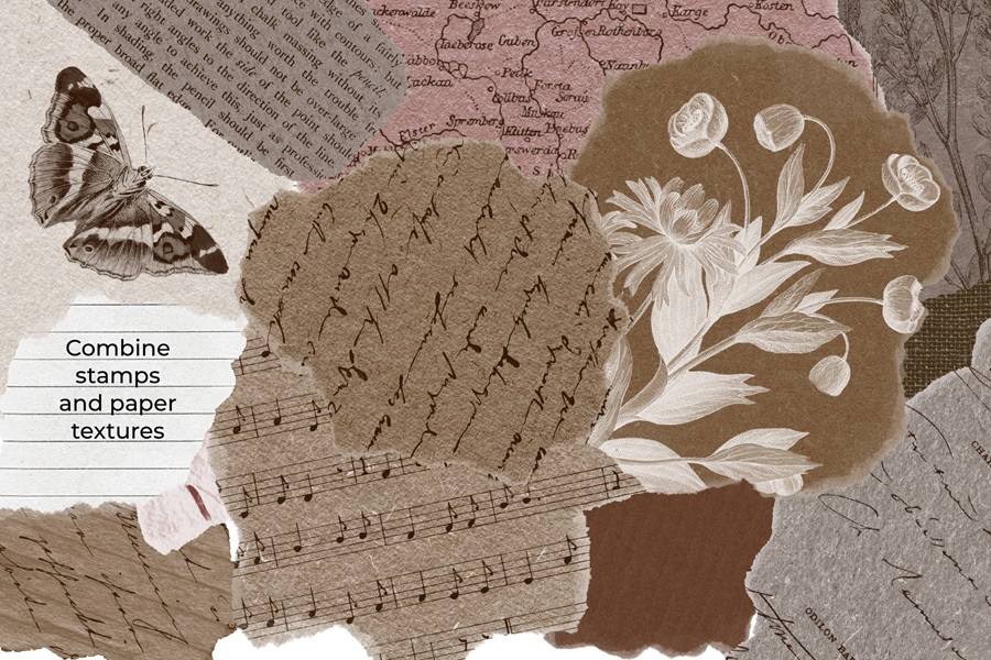 50款动态混合铅笔细线水墨粉笔蜡笔油画丙烯酸飞溅图章procreate笔刷画笔素材Alainajensen – Mixed Media Collage Brushes for Procreate 笔刷资源 第9张-素材湾丨精选海外优质设计素材资源 50款动态混合铅笔细线水墨粉笔蜡笔油画丙烯酸飞溅图章procreate笔刷画笔素材Alainajensen – Mixed Media Collage Brushes for Procreate 笔刷资源 sucaiwan.com