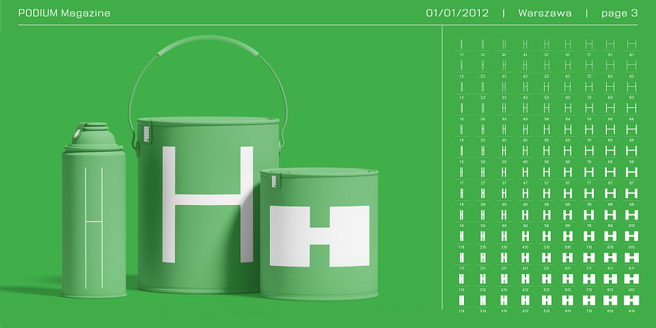 英文字体：极简现代浓缩未来派科技海报标题排版无衬线字体 PODIUM Sharp Font 设计素材 sucaiwan.com