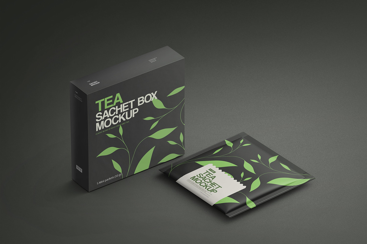 18款时尚带盒茶叶花茶保健品包装袋展示效果图PSD样机模板素材Tea Sachets with Box Mockup 样机素材 第2张-素材湾丨精选海外优质设计素材资源 18款时尚带盒茶叶花茶保健品包装袋展示效果图PSD样机模板素材Tea Sachets with Box Mockup 样机素材 sucaiwan.com