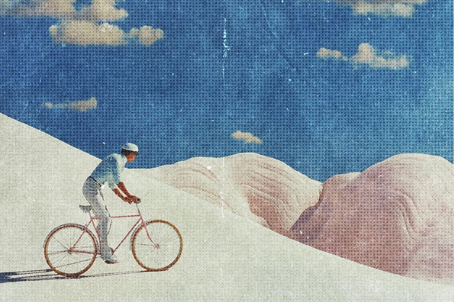 复古做旧折痕照片效果ps特效滤镜样机 Worn Cover Photo Effect 插件预设 sucaiwan.com