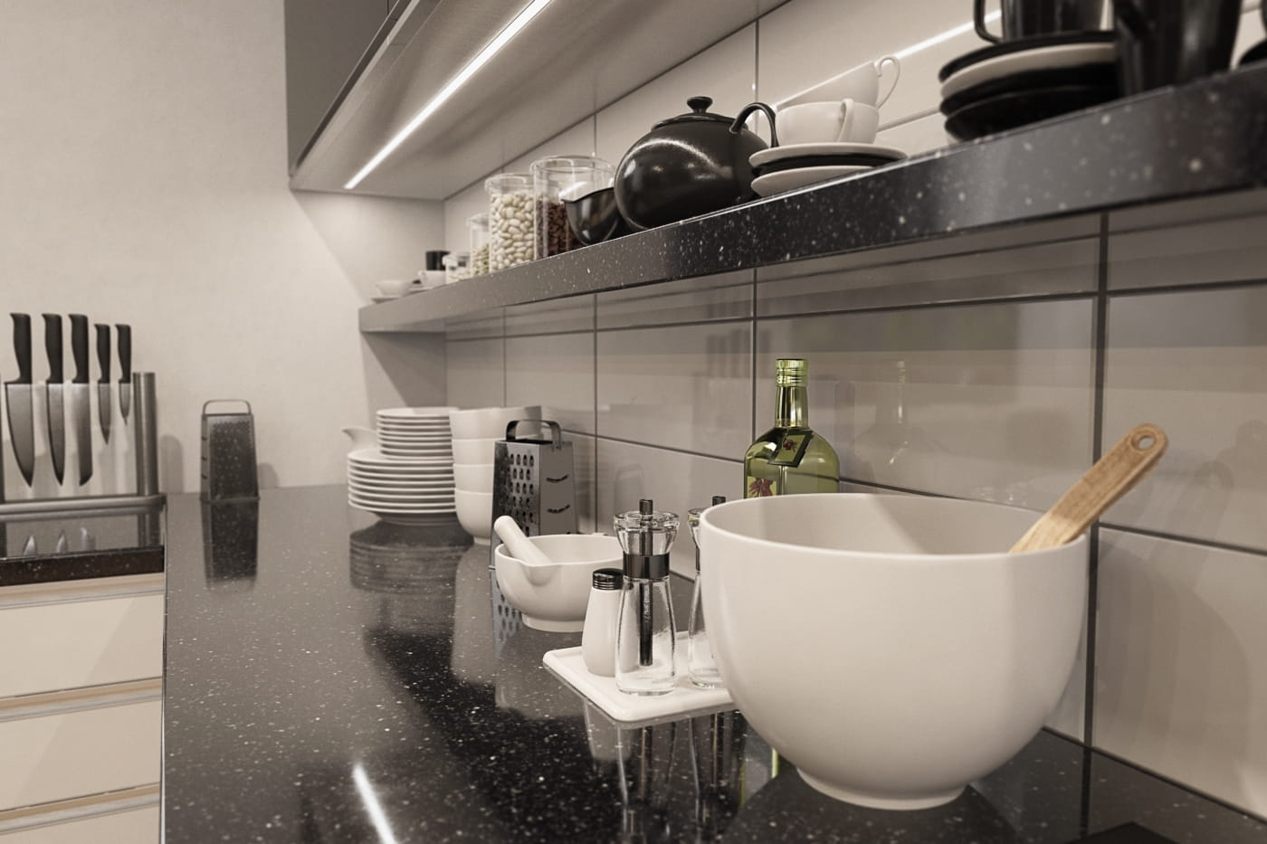 3ds Max现代家居室内客厅餐厅设计3D模型效果图素材Evermotion – Archinteriors Vol. 51 样机素材 sucaiwan.com