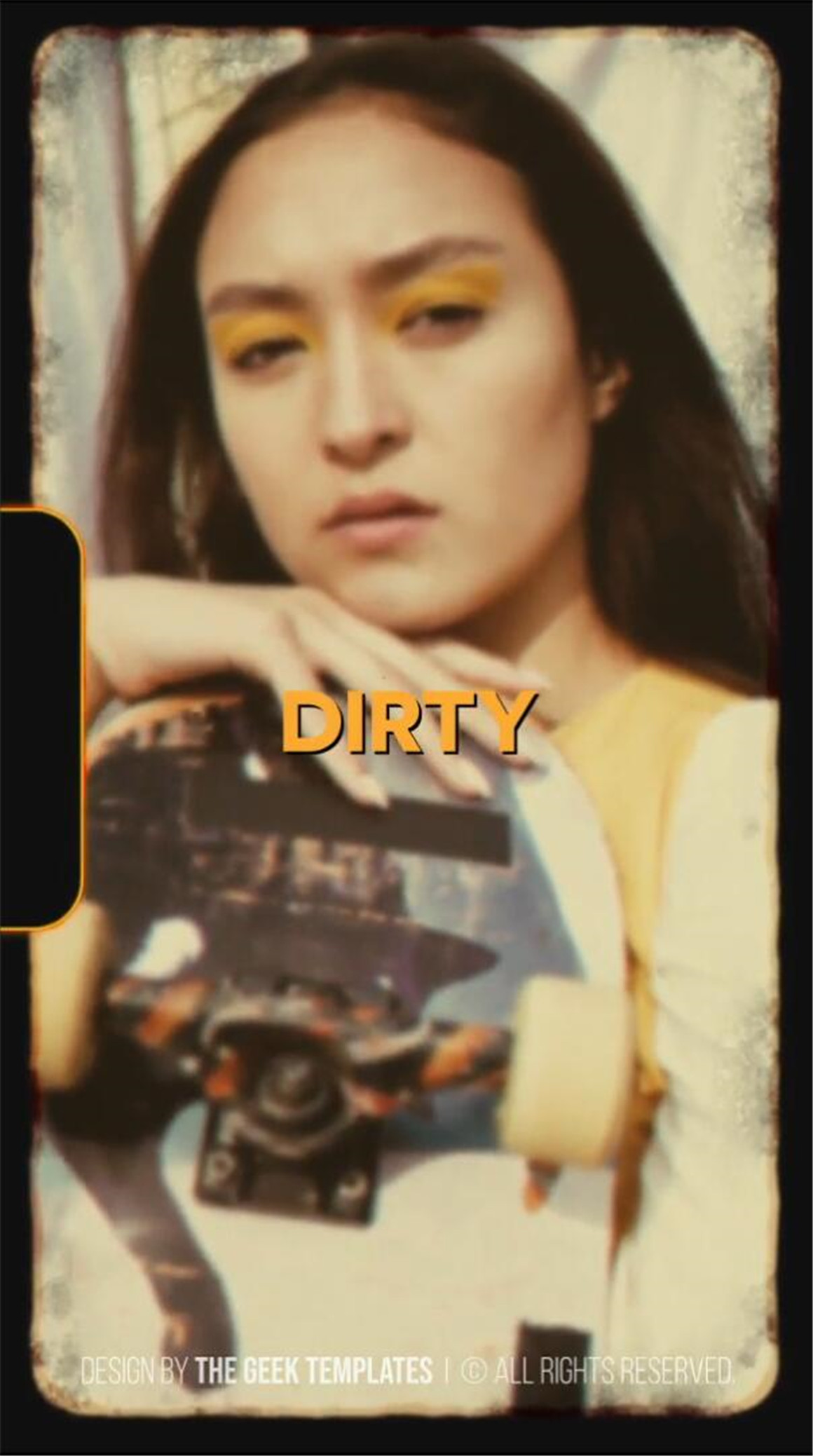 AE/PR模板：80年代复古Super 8mm胶片电影放映机竖屏叠加模板素材包 , sucaiwan.com