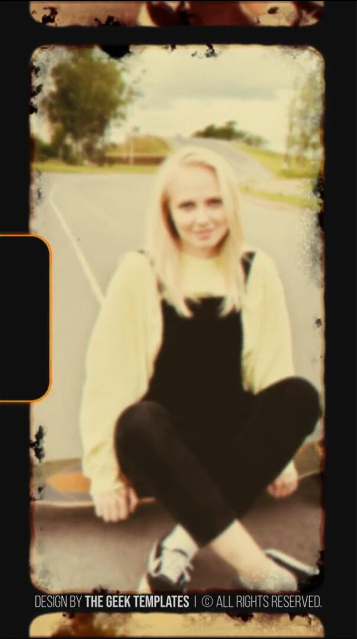 AE/PR模板：80年代复古Super 8mm胶片电影放映机竖屏叠加模板素材包 , sucaiwan.com