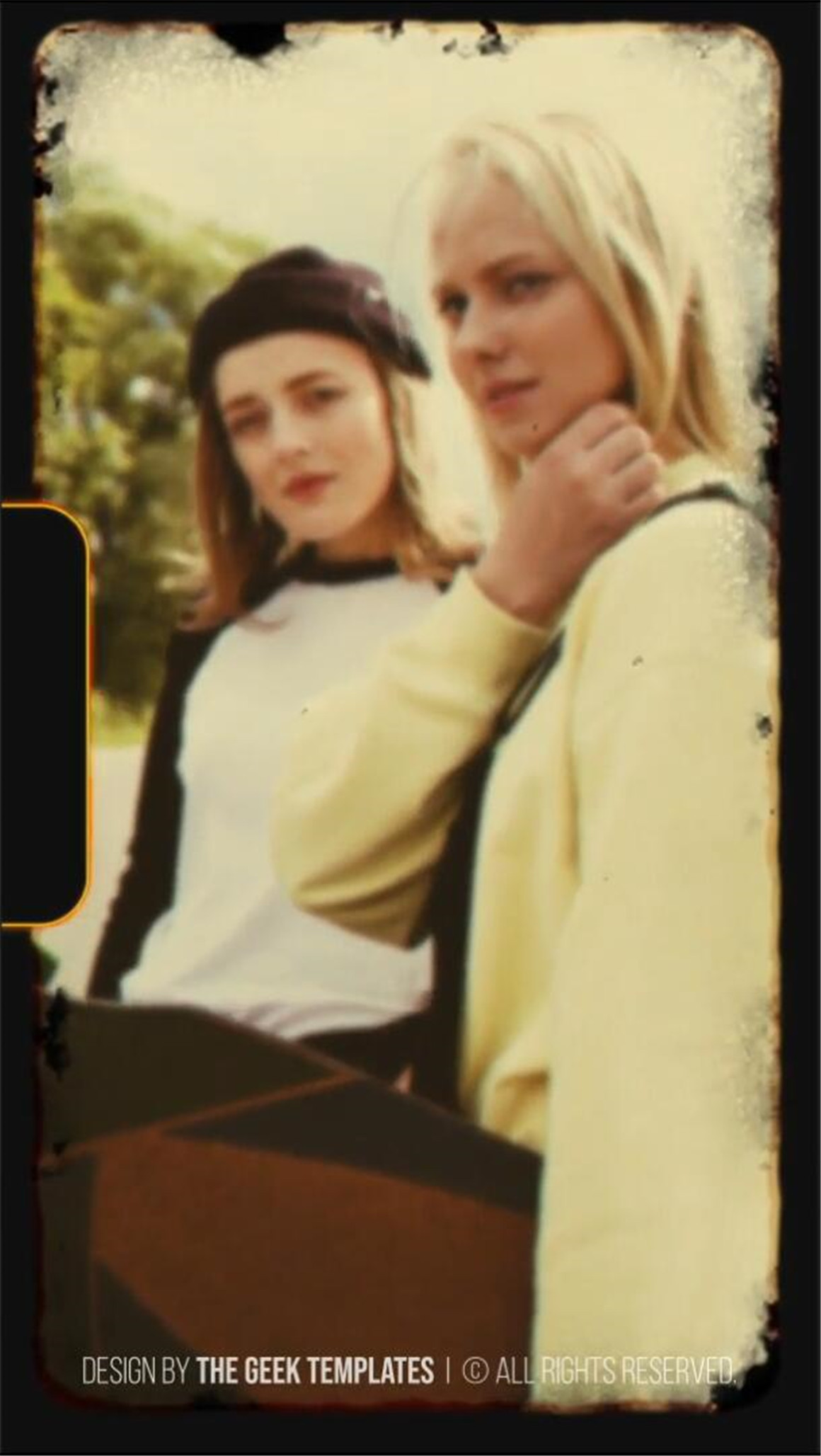 AE/PR模板：80年代复古Super 8mm胶片电影放映机竖屏叠加模板素材包 , sucaiwan.com