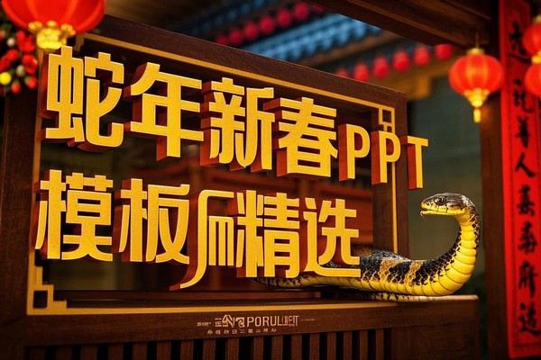 2025蛇年新春PPT模板精选！59款高颜值年终总结与新年规划套装 幻灯图表 sucaiwan.com