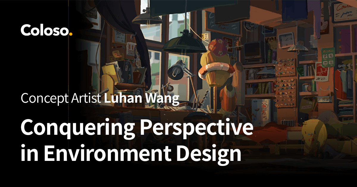 PS Photoshop室内环境概念手绘插画绘画视频教程 中英文字幕 Coloso – Conquering Perspective in Environment Design with Luhan Wang 设计教程 第1张-素材湾丨精选海外优质设计素材资源 PS Photoshop室内环境概念手绘插画绘画视频教程 中英文字幕 Coloso – Conquering Perspective in Environment Design with Luhan Wang 设计教程 sucaiwan.com