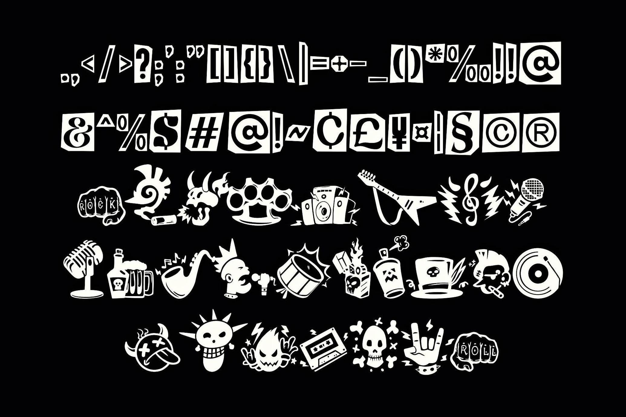 经典复古嘻哈说唱朋克风格专辑海报标题设计psai英文字体安装包 Punk Of Sad — Ransom Font 设计素材 第7张-素材湾丨精选海外优质设计素材资源 经典复古嘻哈说唱朋克风格专辑海报标题设计psai英文字体安装包 Punk Of Sad — Ransom Font 设计素材 sucaiwan.com