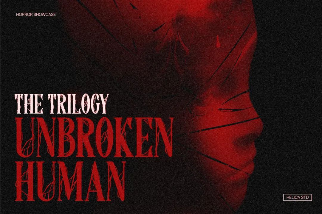 英文字体：复古黑暗哥特式美学恐怖阴郁艺术剪辑排版视觉封面海报字体 Bloodrage Gothic Display Serif Font , sucaiwan.com