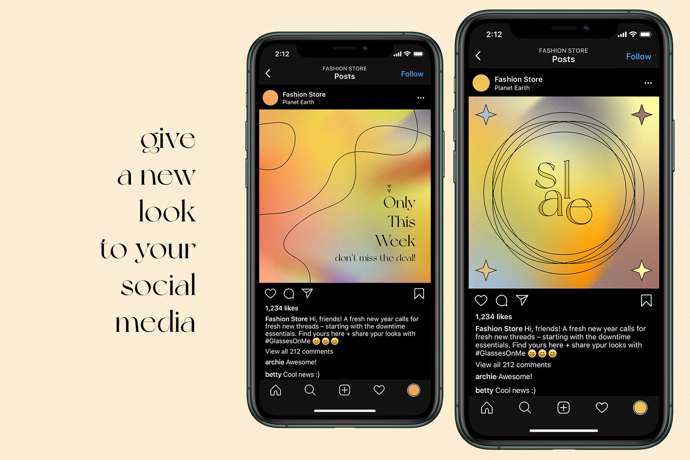 超酷渐变抽象形状新媒体公众号推文电商海报设计PSD模板素材 Social Media Marketing Banner Set with Gradients 图片素材 第2张-素材湾丨精选海外优质设计素材资源 超酷渐变抽象形状新媒体公众号推文电商海报设计PSD模板素材 Social Media Marketing Banner Set with Gradients 图片素材 sucaiwan.com