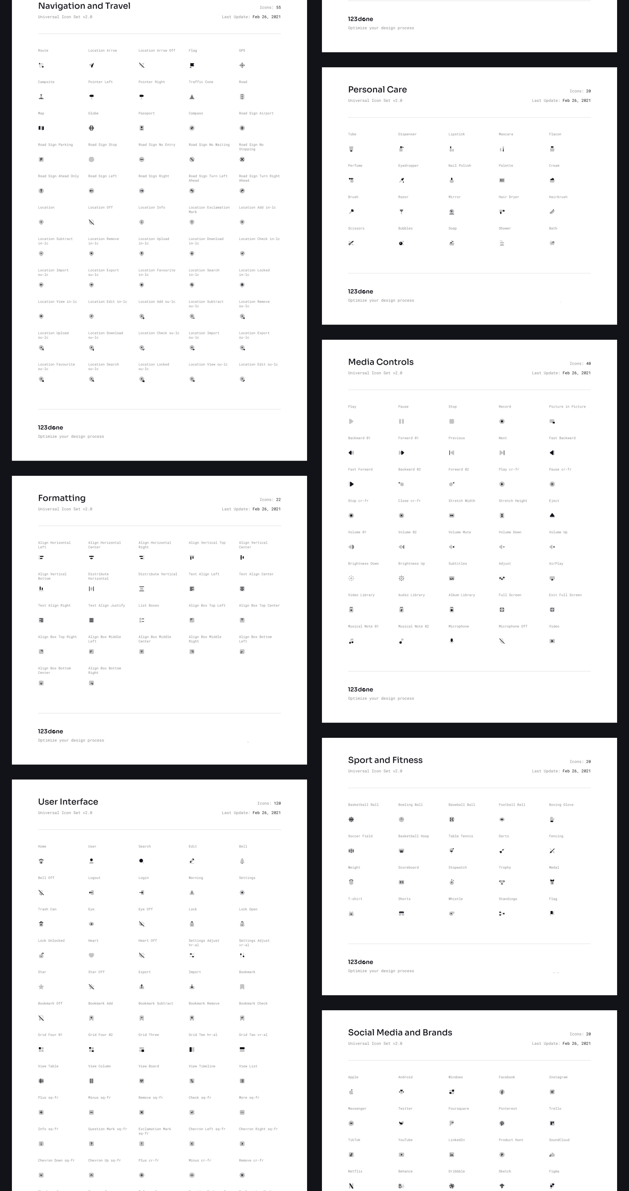 662款天气日期通信医药健康财务支付社交电商购物食品饮料矢量图标设计figma/svg/png格式素材Universal Icon Set v2.2 Solid Style 图标素材 sucaiwan.com