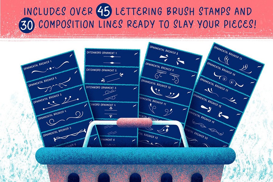 全面Procreate大师班绘画教程+铅笔蜡笔水墨海绵喷雾器笔刷素材套装The Slayout Lettering Masterclass 笔刷资源 第12张-素材湾丨精选海外优质设计素材资源 全面Procreate大师班绘画教程+铅笔蜡笔水墨海绵喷雾器笔刷素材套装The Slayout Lettering Masterclass 笔刷资源 sucaiwan.com