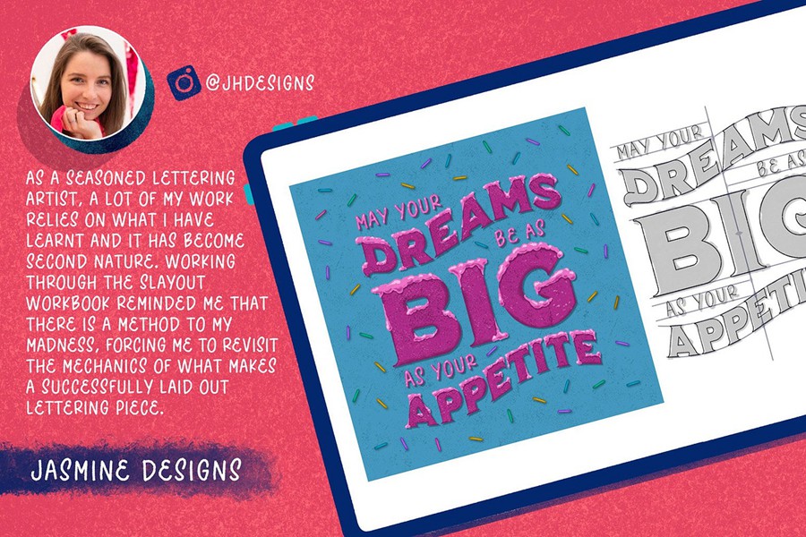 全面Procreate大师班绘画教程+铅笔蜡笔水墨海绵喷雾器笔刷素材套装The Slayout Lettering Masterclass 笔刷资源 第14张-素材湾丨精选海外优质设计素材资源 全面Procreate大师班绘画教程+铅笔蜡笔水墨海绵喷雾器笔刷素材套装The Slayout Lettering Masterclass 笔刷资源 sucaiwan.com