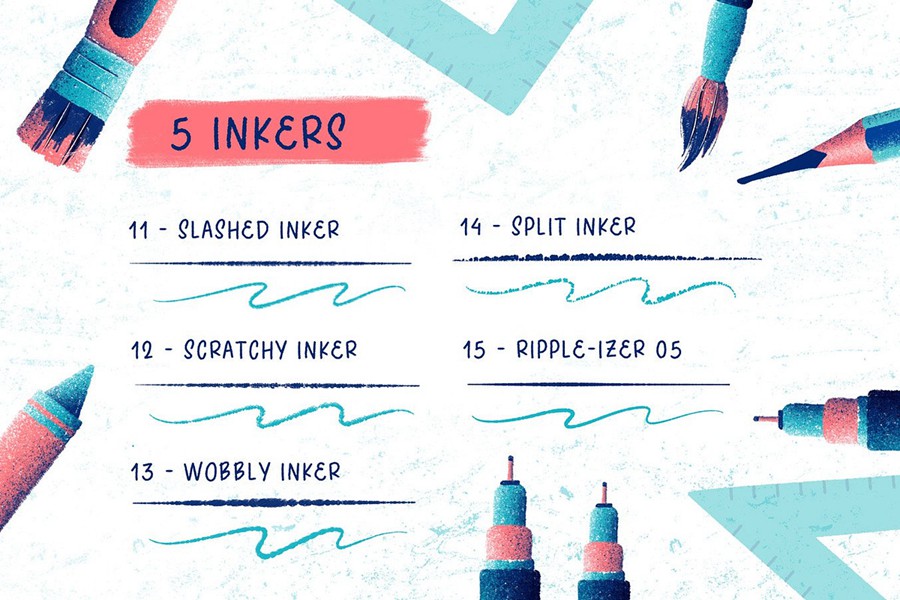 全面Procreate大师班绘画教程+铅笔蜡笔水墨海绵喷雾器笔刷素材套装The Slayout Lettering Masterclass 笔刷资源 第17张-素材湾丨精选海外优质设计素材资源 全面Procreate大师班绘画教程+铅笔蜡笔水墨海绵喷雾器笔刷素材套装The Slayout Lettering Masterclass 笔刷资源 sucaiwan.com