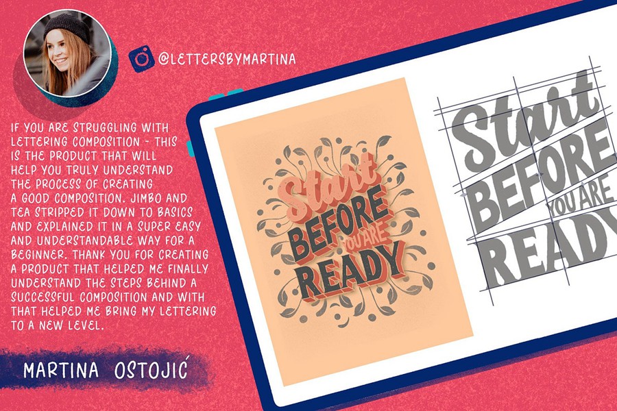 全面Procreate大师班绘画教程+铅笔蜡笔水墨海绵喷雾器笔刷素材套装The Slayout Lettering Masterclass 笔刷资源 第23张-素材湾丨精选海外优质设计素材资源 全面Procreate大师班绘画教程+铅笔蜡笔水墨海绵喷雾器笔刷素材套装The Slayout Lettering Masterclass 笔刷资源 sucaiwan.com