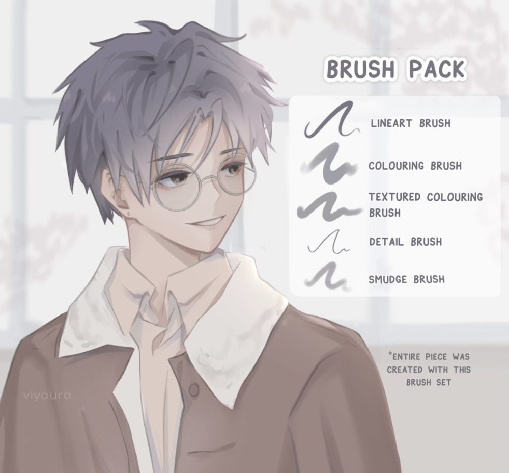 平滑柔软动漫绘画线条素描procreate笔刷画笔素材 Soft Aesthetic Anime Brush Set for Procreate , 第2张-素材湾丨精选海外优质设计素材资源 平滑柔软动漫绘画线条素描procreate笔刷画笔素材 Soft Aesthetic Anime Brush Set for Procreate , sucaiwan.com