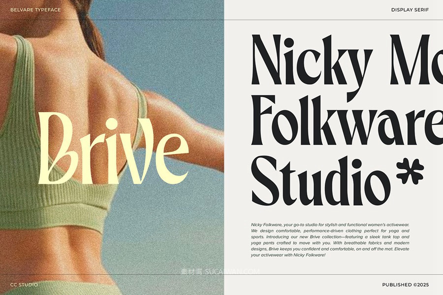 英文字体:复古精致优雅风格圆润浓缩衬线标题品牌海报字体 Belvare Retro Aesthetic Serif , 第15张-素材湾丨精选海外优质设计素材资源 英文字体:复古精致优雅风格圆润浓缩衬线标题品牌海报字体 Belvare Retro Aesthetic Serif , sucaiwan.com