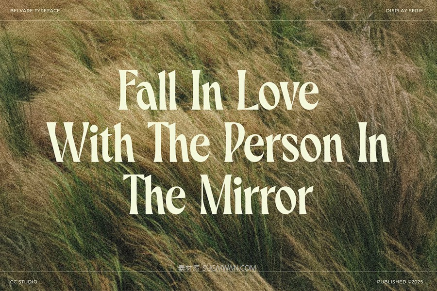 英文字体:复古精致优雅风格圆润浓缩衬线标题品牌海报字体 Belvare Retro Aesthetic Serif , 第18张-素材湾丨精选海外优质设计素材资源 英文字体:复古精致优雅风格圆润浓缩衬线标题品牌海报字体 Belvare Retro Aesthetic Serif , sucaiwan.com