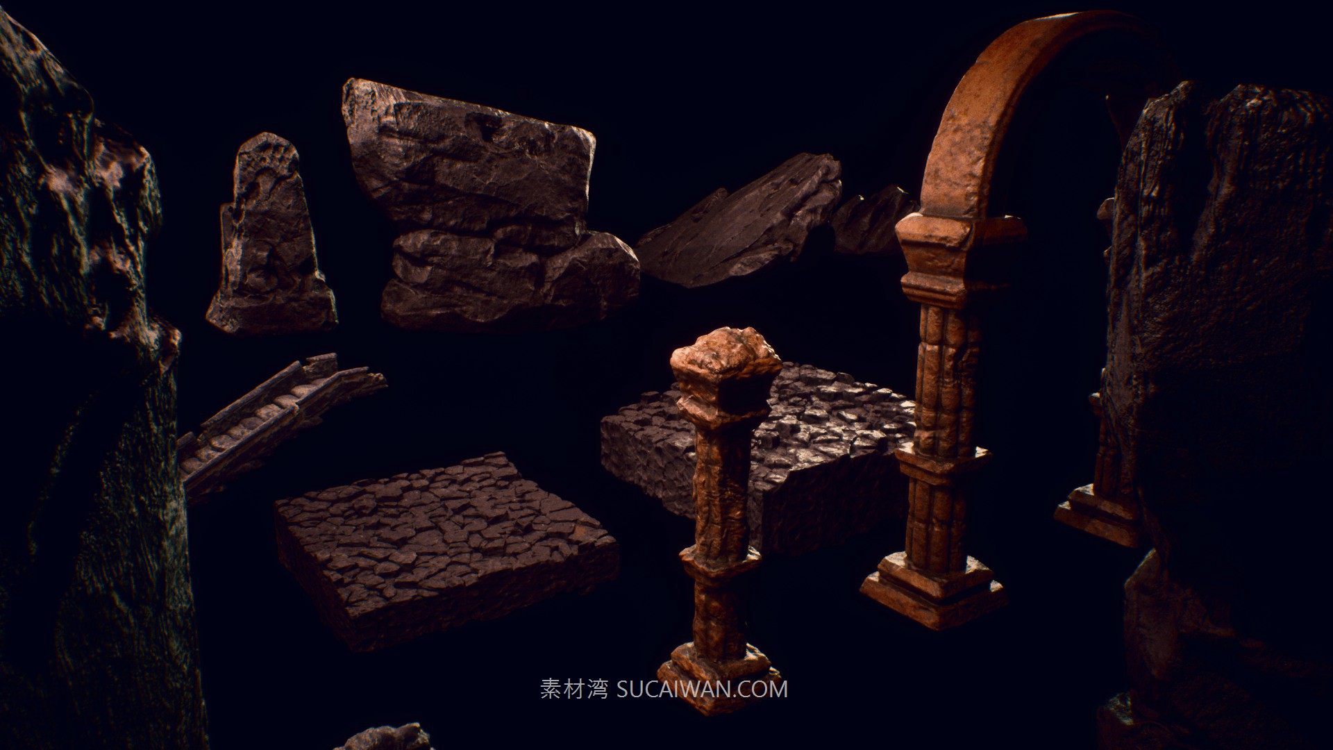 UE未来科幻遗忘星系尽头场景资产3D模型素材SciFi Environment – The Orb , 第6张-素材湾丨精选海外优质设计素材资源 UE未来科幻遗忘星系尽头场景资产3D模型素材SciFi Environment – The Orb , sucaiwan.com