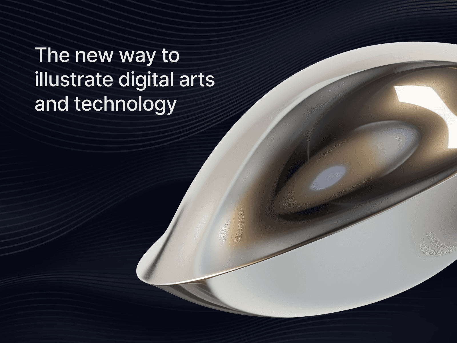 16款现代科技感金属镀铬3D立体抽象艺术几何图形插图设计PNG/Figma格式素材 Uniority by Сraftwork , sucaiwan.com