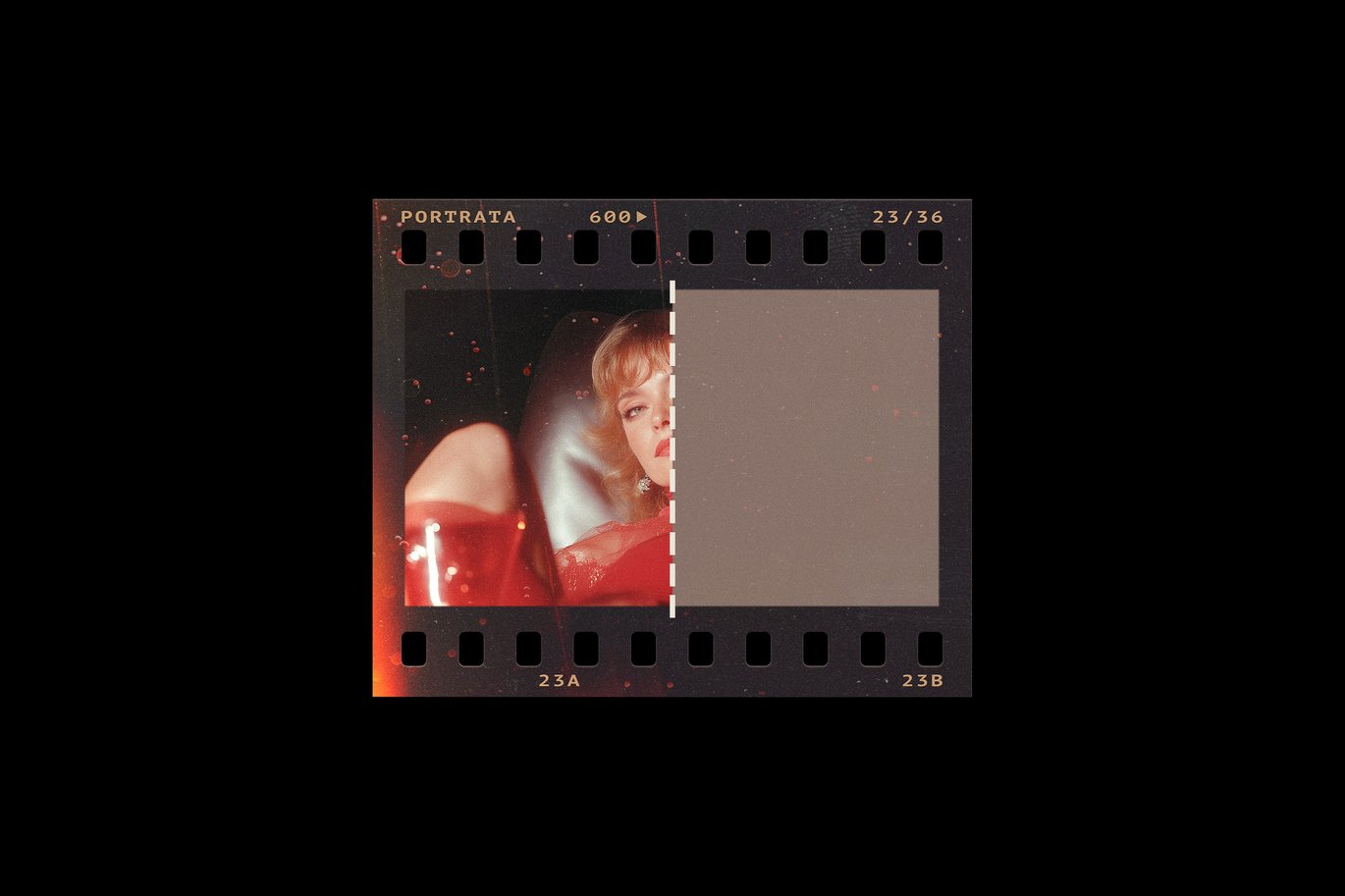 复古做旧电影胶片边框模拟燥点划痕图像照片PSD特效样机素材 Film Frames Mockups 插件预设 sucaiwan.com