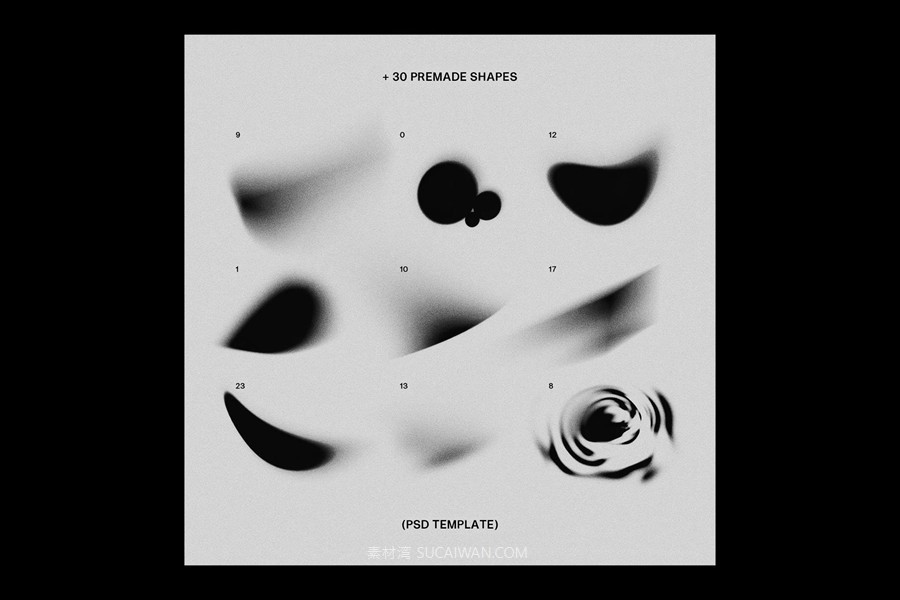 30个超现代沉浸式弥散光彩虹色液态金属纹理背景配色PSD源文件套装 Holographix — Gradient Generator 图片素材 sucaiwan.com