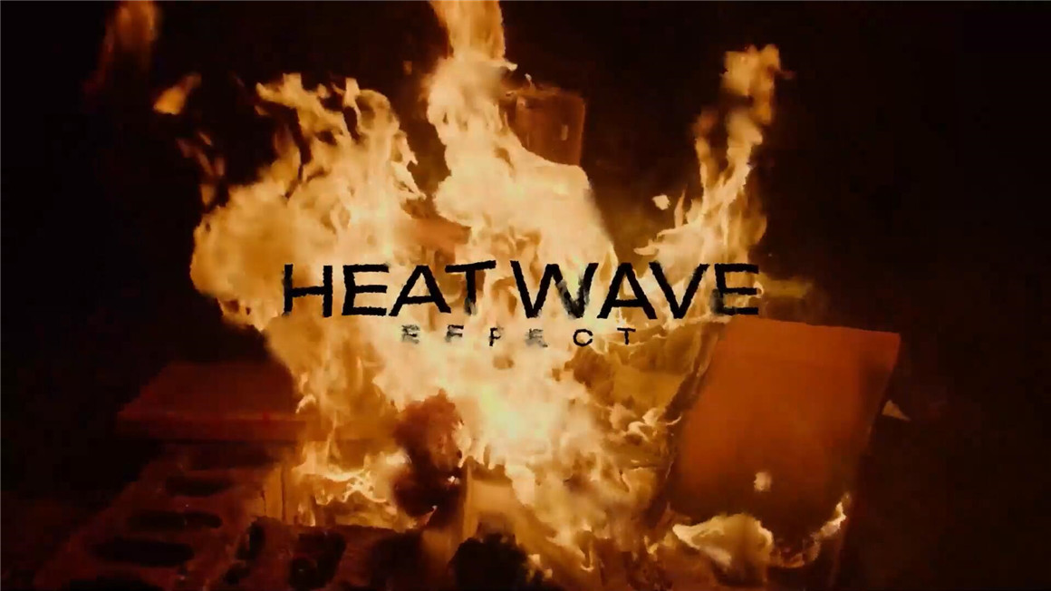 AE模板：夏季海市蜃楼沙漠火焰燃烧逼真热浪失真视觉效果 , sucaiwan.com