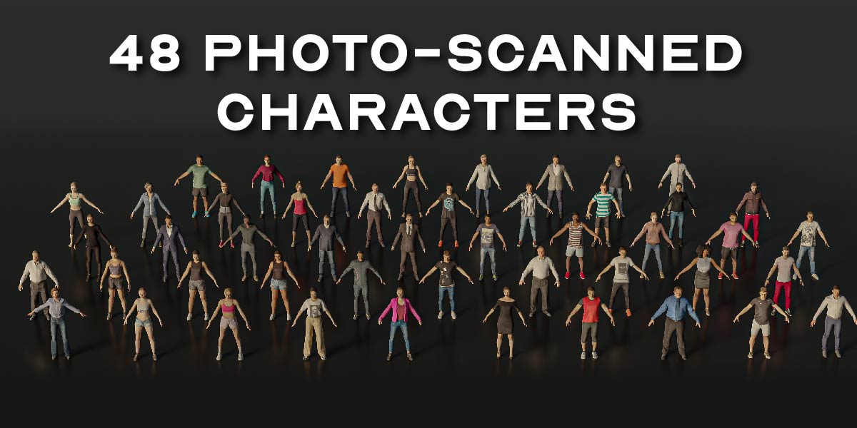 Blender人群集群动画模拟插件+模型预设 Population Pro V1.1.2 Blender Market – Population – Human Crowd Simulation , 第2张-素材湾丨精选海外优质设计素材资源 Blender人群集群动画模拟插件+模型预设 Population Pro V1.1.2 Blender Market – Population – Human Crowd Simulation , sucaiwan.com