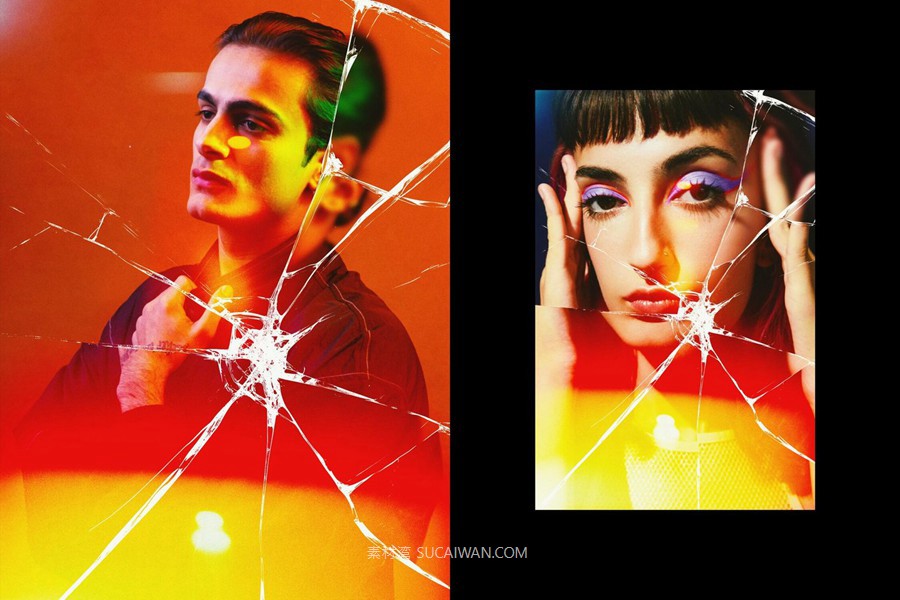 失真扭曲破碎玻璃照片效果ps特效滤镜样机 Cracked Lens Photo Effect , 第6张-素材湾丨精选海外优质设计素材资源 失真扭曲破碎玻璃照片效果ps特效滤镜样机 Cracked Lens Photo Effect , sucaiwan.com