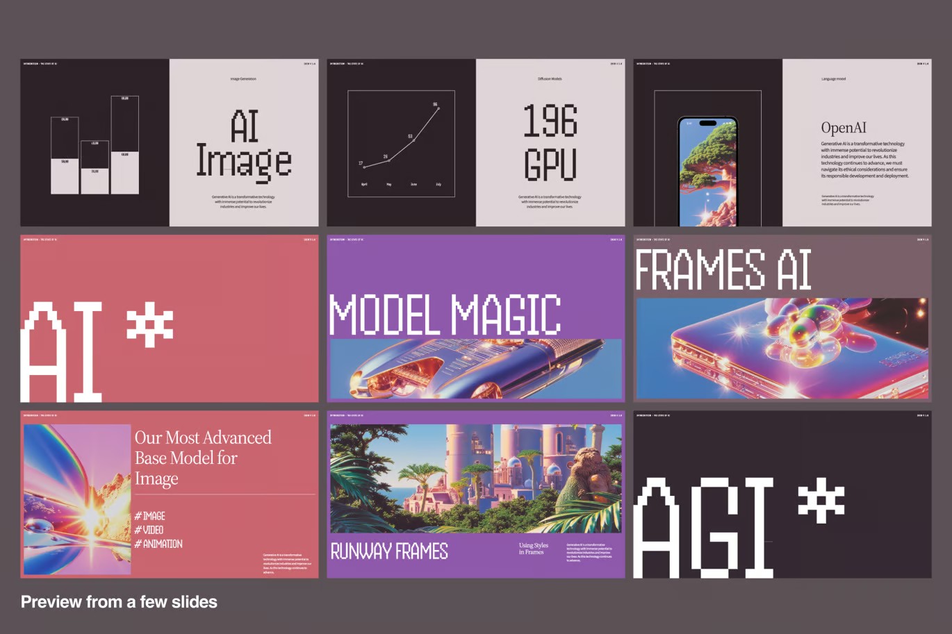 现代时尚AI企业营销策划演示文稿设计Keynote模版 Gen AI Presentation Keynote , 第3张-素材湾丨精选海外优质设计素材资源 现代时尚AI企业营销策划演示文稿设计Keynote模版 Gen AI Presentation Keynote , sucaiwan.com