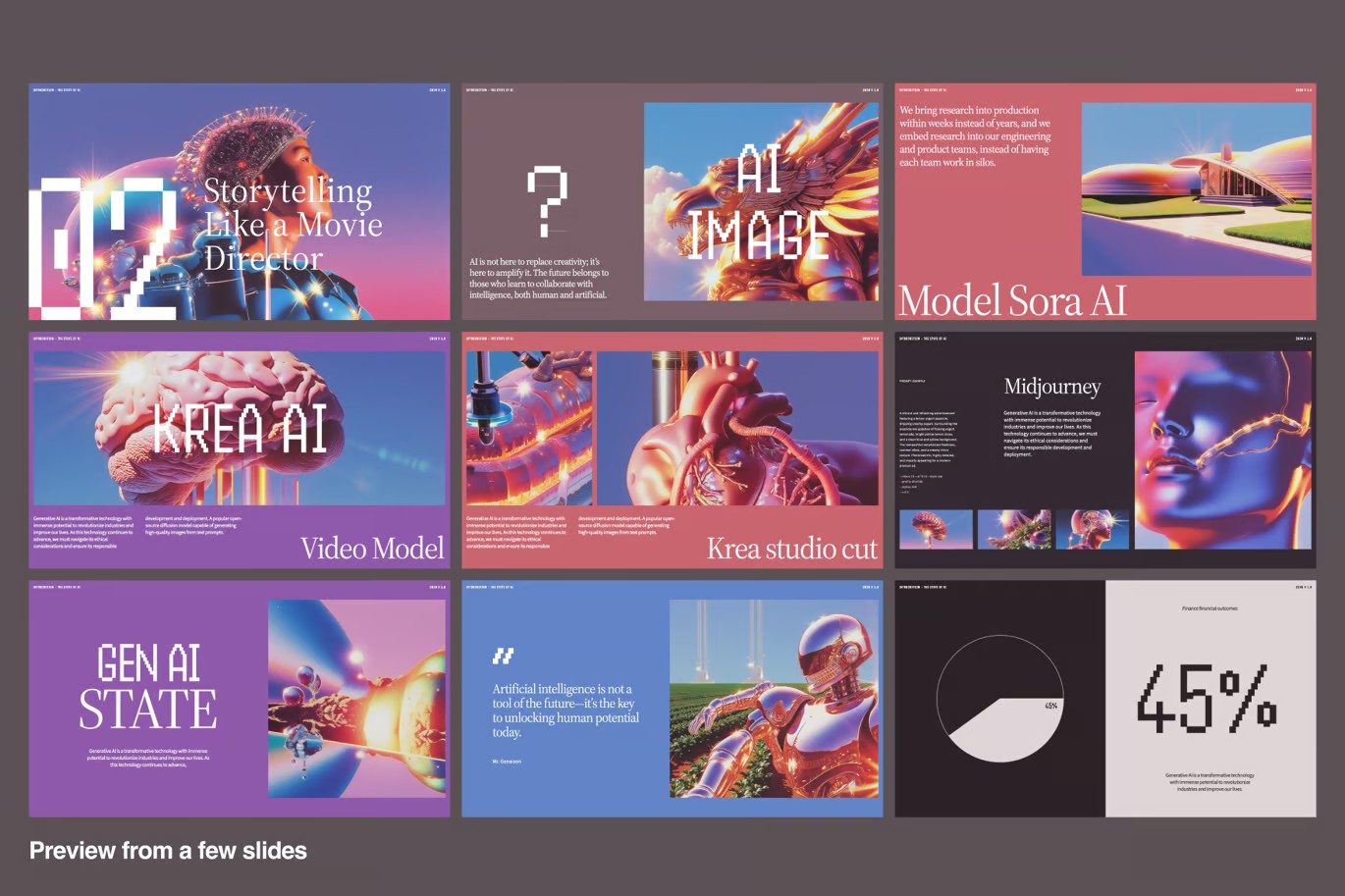 现代时尚AI企业营销策划演示文稿设计Keynote模版 Gen AI Presentation Keynote , 第4张-素材湾丨精选海外优质设计素材资源 现代时尚AI企业营销策划演示文稿设计Keynote模版 Gen AI Presentation Keynote , sucaiwan.com