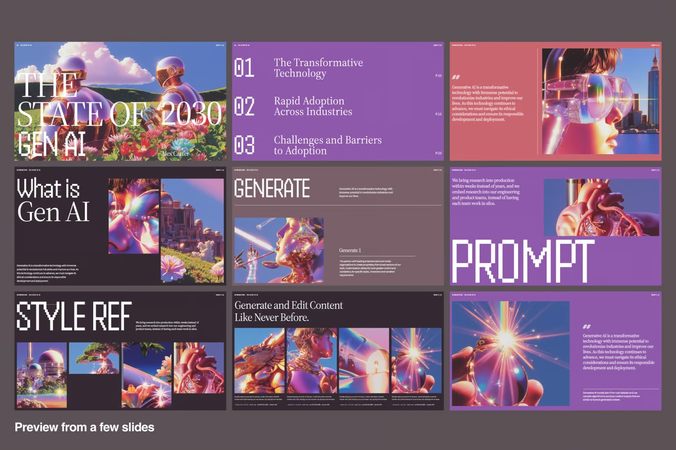 现代时尚AI企业营销策划演示文稿设计Keynote模版 Gen AI Presentation Keynote , 第5张-素材湾丨精选海外优质设计素材资源 现代时尚AI企业营销策划演示文稿设计Keynote模版 Gen AI Presentation Keynote , sucaiwan.com