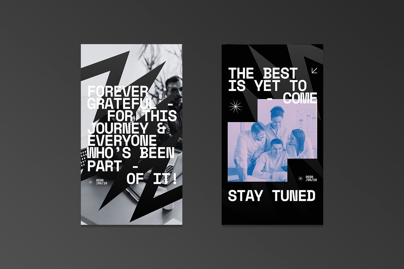 现代复古黑色系企业营销推广公众号推文电商海报设计PSD/AI模板素材 Black Modern Throwback and Milestones IG Story 003 , 第5张-素材湾丨精选海外优质设计素材资源 现代复古黑色系企业营销推广公众号推文电商海报设计PSD/AI模板素材 Black Modern Throwback and Milestones IG Story 003 , sucaiwan.com