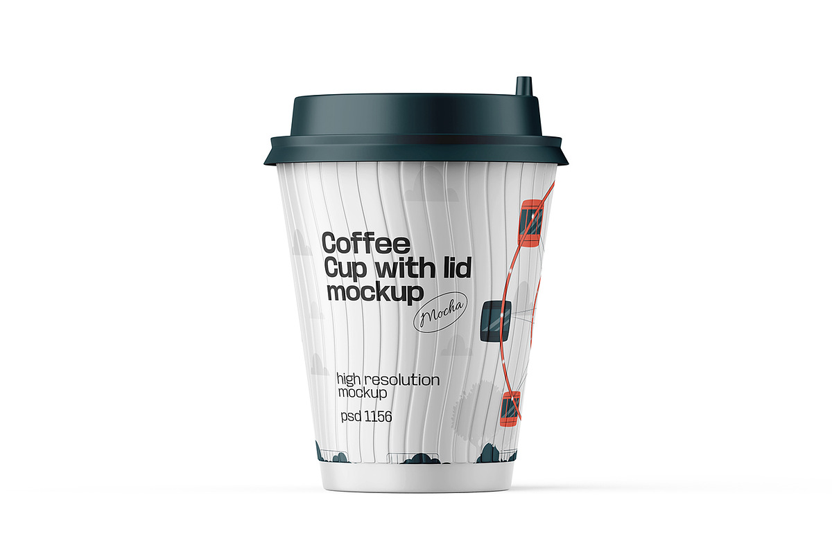 10款逼真一次性咖啡奶茶果汁外卖纸杯塑料杯设计展示效果图PSD样机模板Reusable Coffee Cup Mockup , sucaiwan.com