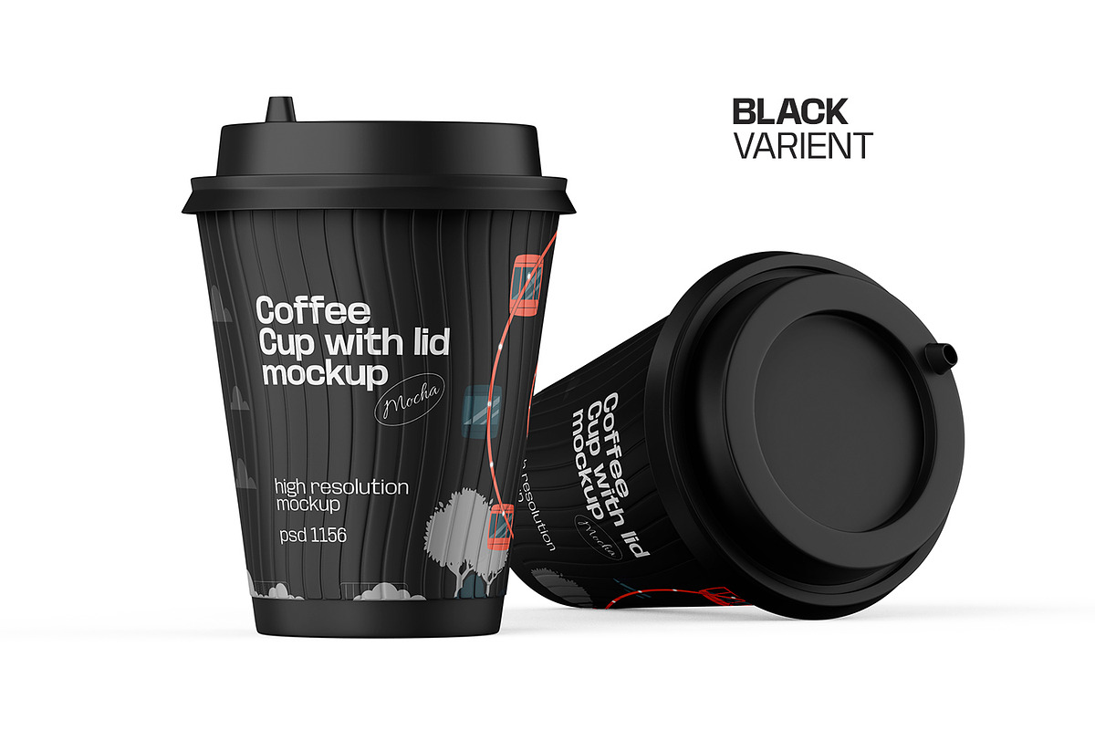 10款逼真一次性咖啡奶茶果汁外卖纸杯塑料杯设计展示效果图PSD样机模板Reusable Coffee Cup Mockup , sucaiwan.com