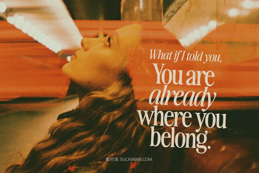 英文字体： 梦幻优雅自然有机极简主义海报排版标题衬线字体家族 The Awesome Serif Family (32 Fonts) 设计素材 sucaiwan.com