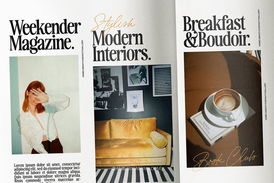 英文字体： 梦幻优雅自然有机极简主义海报排版标题衬线字体家族 The Awesome Serif Family (32 Fonts) 设计素材 sucaiwan.com