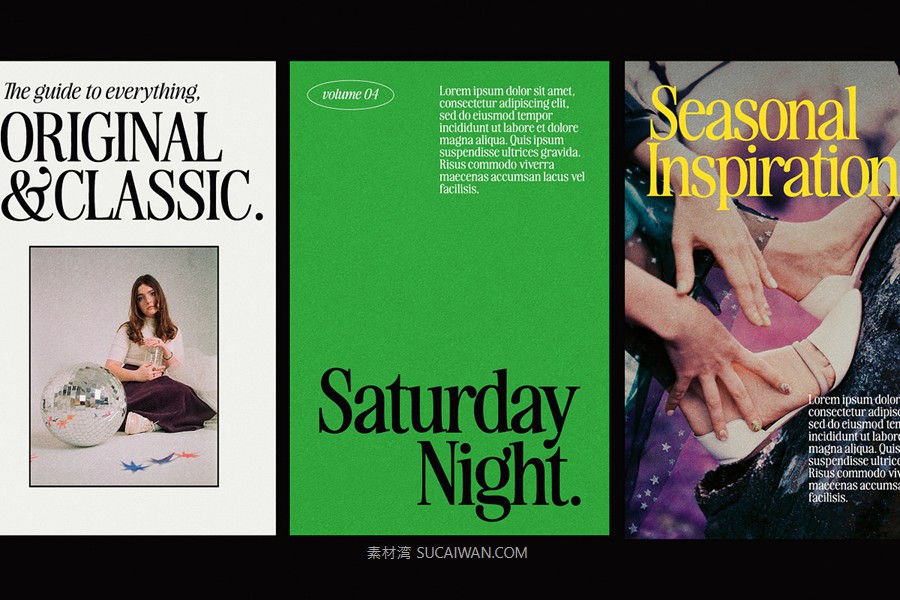 英文字体： 梦幻优雅自然有机极简主义海报排版标题衬线字体家族 The Awesome Serif Family (32 Fonts) 设计素材 sucaiwan.com