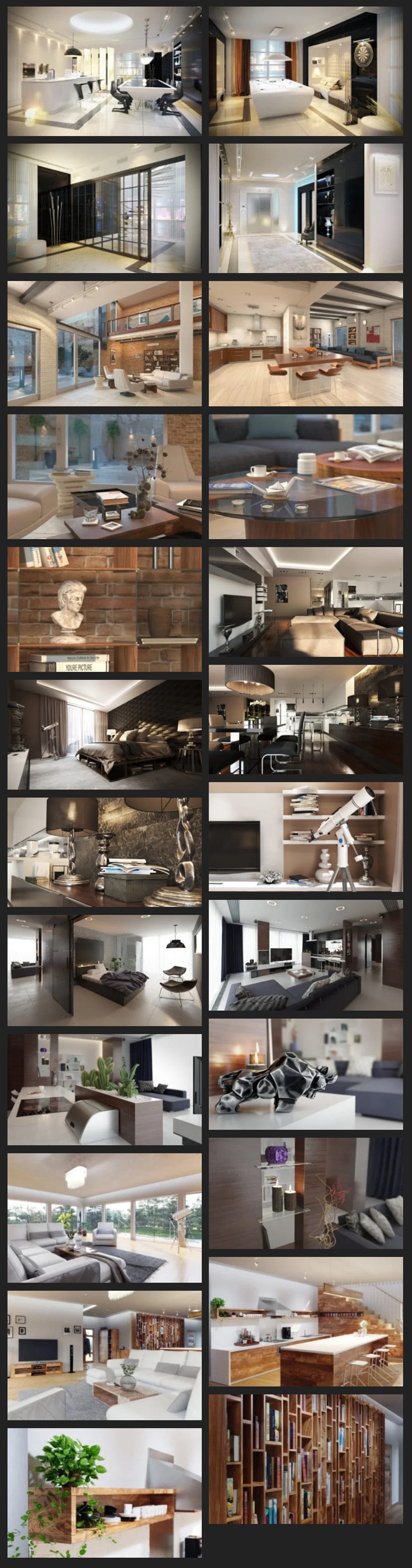 3ds Max现代居家高档别墅豪华公寓阁楼室内资产3D场景素材 Evermotion – Archinteriors Vol. 50 , 第2张-素材湾丨精选海外优质设计素材资源 3ds Max现代居家高档别墅豪华公寓阁楼室内资产3D场景素材 Evermotion – Archinteriors Vol. 50 , sucaiwan.com